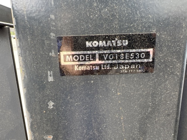 KOMATSU ELECTRIC FORKLIFT